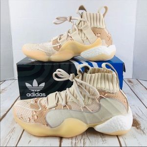 Adidas Crazy BYW X Sneakers Beige Camo Men Sneakers- SZ 8, 9
